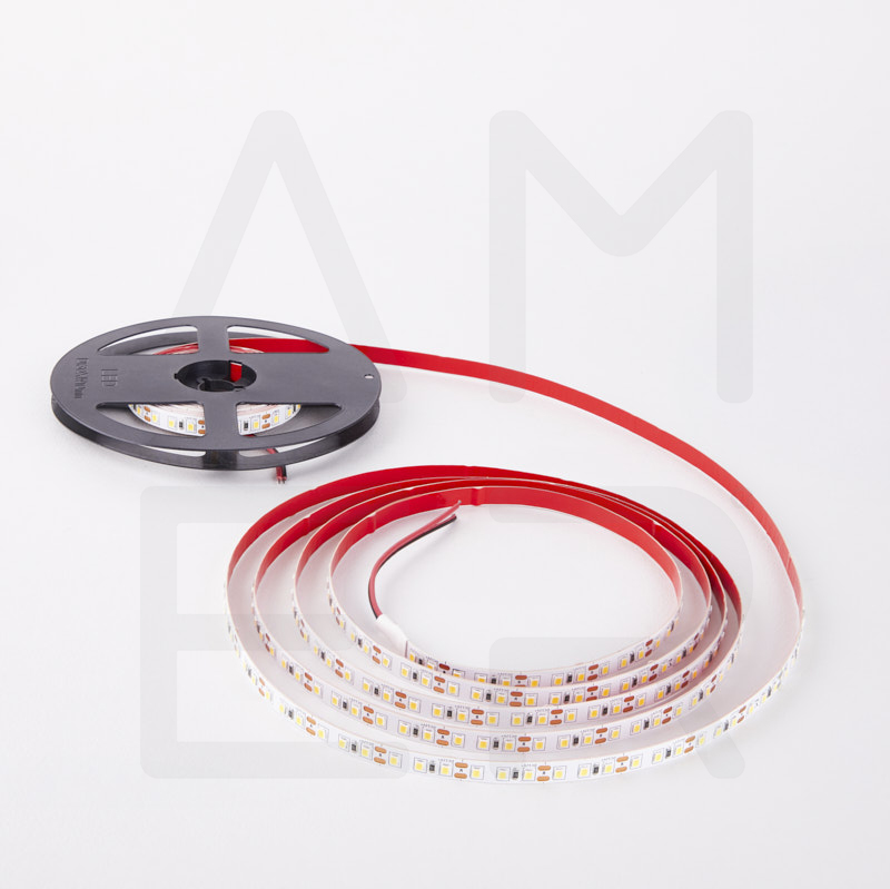 1- 12V (R) بكرة شريط ليد 5م 120 (R) لمبة (R) بكرة شريط 120 ليد 5 متر 12 فولت - الصورة 1