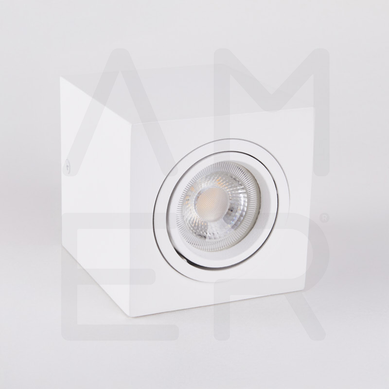 1- LT240 سلندر سقف مربع فارغ ابيض 9×9 سم LT240 سلندر سقف مربع فارغ - الصورة 1