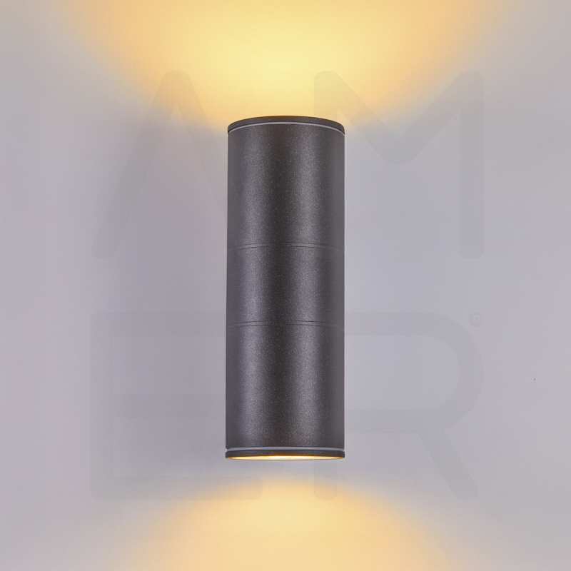 1- LT335-2 ابليك حائط سلندر ثنائي 2×E27 اسود LT335-2 أبليك حائط سلندر ثنائي فارغ - الصورة 1