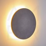 ⁦X789 أبليك ليد حائط خارجي مدور 18سم⁩ - الصورة ⁦3⁩