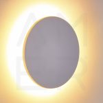 ⁦X789 أبليك ليد حائط خارجي مدور 18سم⁩ - الصورة ⁦4⁩